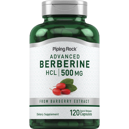 Berberine HCL, 500 mg, 120 Quick Release Capsules