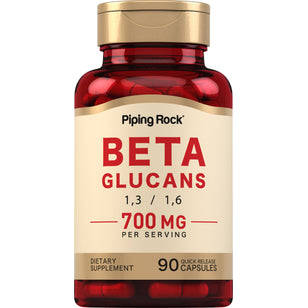 Beta 1,3/1,6-D-Glucan, 700 mg (per serving), 90 Quick Release Capsules