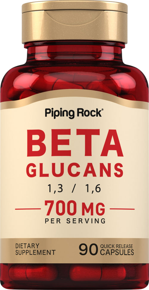 Beta 1,3/1,6-D-Glucan, 700 mg (per serving), 90 Quick Release Capsules