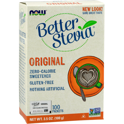 Better Stevia (Original) 100 Packets, 3.5 oz (100 g) Box
