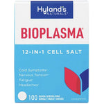 Hyland's Naturals Bioplasma 12-in-1 Cell Salt with 100 quick-dissolving single tablet doses, homeopathic.