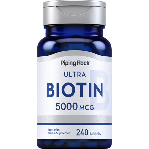 Biotin, 5000 mcg, 240 Tablets