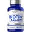 Biotin 5000 mcg (5mg) Plus Keratin, 180 Quick Release Capsules
