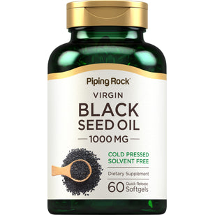 Black Seed Oil, 1000 mg, 60 Quick Release Softgels