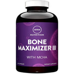 MRM Bone Maximizer III bottle with 150 capsules, featuring Microcrystalline Hydroxyapatite (MCHA) for bone support.