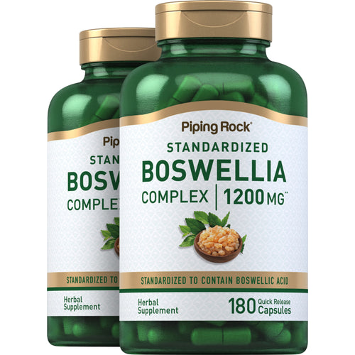 Boswellia Serrata, 1200 mg, 180 Quick Release Capsules, 2  Bottles