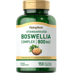 Boswellia Complex 800 mg Standardized Herbal Supplement, 150 Quick Release Capsules for health support.