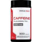 Caffeine Plus Green Tea supplement with 220 MG, packaging of 300 tablets.