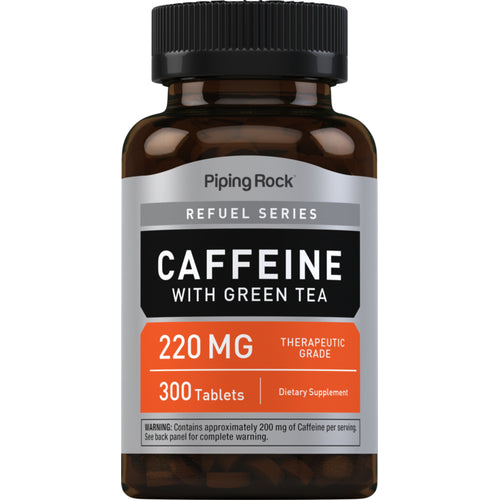Caffeine Plus Green Tea, 220 mg, 300 Tablets