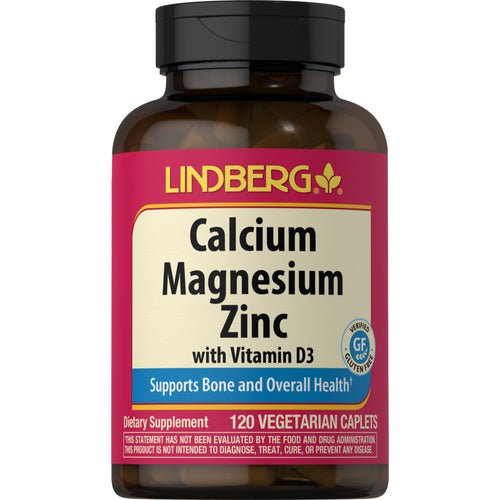 Calcium Magnesium Zinc with Vitamin D3, 120 Vegetarian Caplets