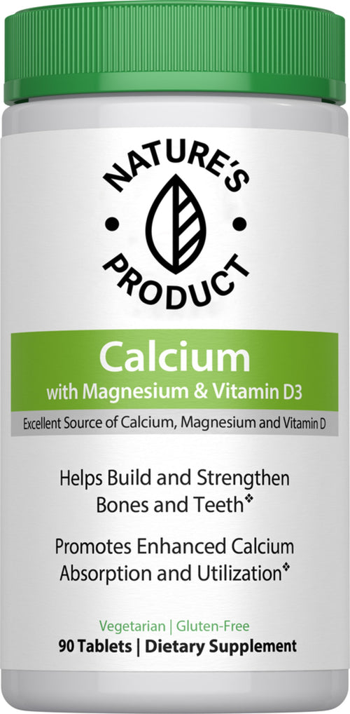 Calcium with Magnesium & Vitamin D3, 90 Tablets