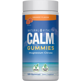 CALM Gummies Orange Flavor, 120 Tasty Gummies