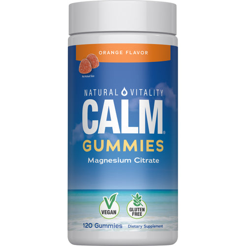 CALM Gummies Orange Flavor, 120 Tasty Gummies