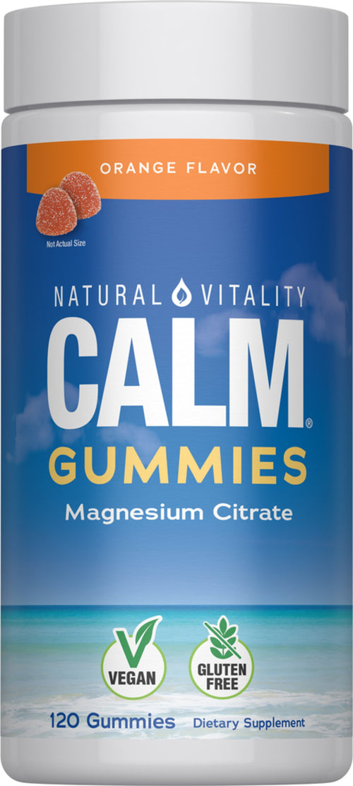 CALM Gummies Orange Flavor, 120 Tasty Gummies