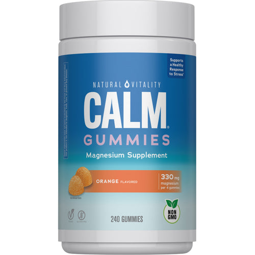 CALM Gummies Orange Flavor, 240 Tasty Gummies
