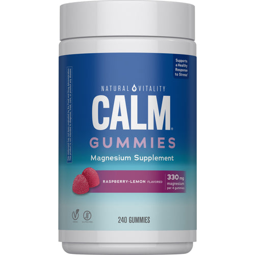 CALM Gummies Raspberry-Lemon Flavor, 240 Tasty Gummies