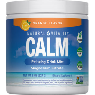 CALM Powder Orange, 8 oz (226 g) Powder