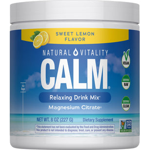 CALM Powder Sweet Lemon, 8 oz (227 g) Powder
