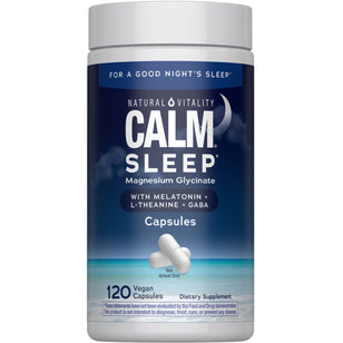 CALM Sleep with Melatonin, 120 Vegan Capsules