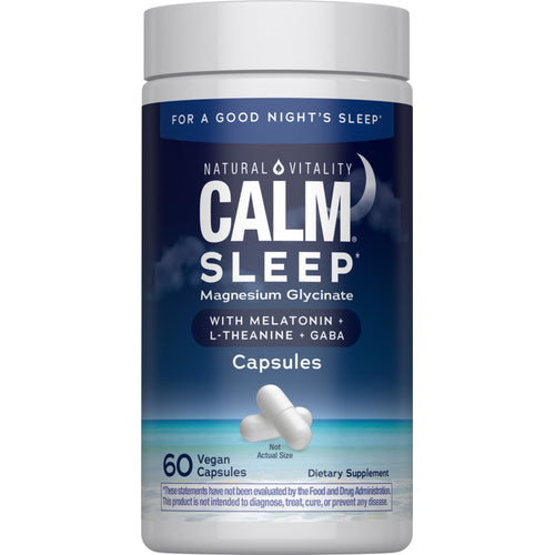 CALM Sleep with Melatonin, 60 Vegan Capsules