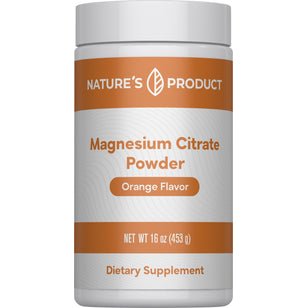 Calming Magnesium Citrate Powder Orange, 16 oz (453 g)