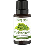 Cardamom Pure Essential Oil (GC/MS Tested), 1/2 fl oz (15 mL) Dropper Bottle