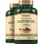 Castor Oil (Cold Pressed), 750 mg, 200 Quick Release Softgels, 2  Bottles