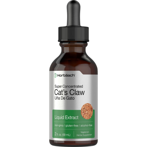 Cat's Claw Liquid Extract (Una De Gato) Alcohol Free, 2 fl oz (59 mL) Dropper Bottle