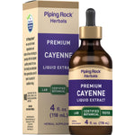 Cayenne Liquid Extract Alcohol Free, 4 fl oz (118 mL) Dropper Bottle