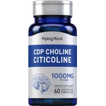 CDP Choline Citicoline 1000 mg quick release capsules, 60 count.