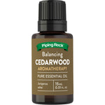 Cedarwood Pure Essential Oil, 1/2 fl oz (15 mL) Dropper Bottle