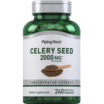 Celery Seed, 2000 mg (per serving), 240 Quick Release Capsules