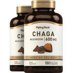 Chaga Mushroom, 600 mg, 180 Quick Release Capsules, 2  Bottles