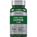 Chelated Copper (Amino Acid Chelate), 2 mg, 300 Tablets