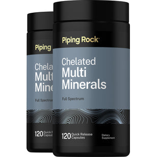 Chelated Multi Minerals, 120 Quick Release Capsules, 2  Bottles