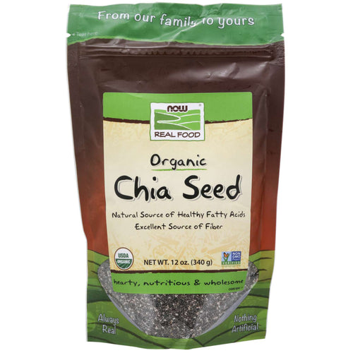 Chia Seeds Black (Organic), 12 oz (340 g) Bag