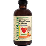 Child Life Essentials Children's Multi Vitamin & Mineral liquid with Natural Orange/Mango Flavor, 8 fl oz (237 mL).