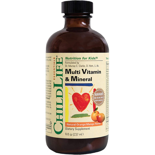 Children's Liquid Multivitamin Mineral Orange Mango, 8 fl oz (237 mL) Bottle