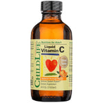 ChildLife Children's Liquid Vitamin C in a 4 Fl.Oz. (118.5ml) bottle with natural orange flavor.