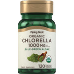 Organic Chlorella 1000 MG per serving, 120 Vegetarian Tablets. USDA Organic Dietary Supplement.