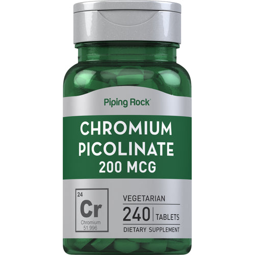 Chromium Picolinate, 200 mcg, 240 Tablets
