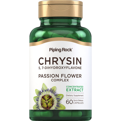 Chrysin Extract (Passion Flower Ext), 500 mg, 60 Quick Release Capsules