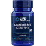 Standardized Cistanche, 30 Vegetarian Capsules. Offers immune senescence protection. Non-GMO, dietary supplement.
