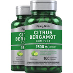 Citrus Bergamot Complex, 1500 mg (per serving), 100 Vegetarian Capsules, 2  Bottles