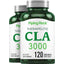 CLA 3000 (Therapeutic), 3000 mg (per serving), 120 Quick Release Softgels, 2  Bottles