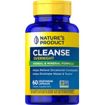 RY CleanseMore formula with 60 vegetarian capsules for overnight herbal and mineral support.