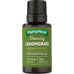 Cleansing Lemongrass Aromatherapy Pure Essential Oil is available in a 15 mL (0.51 FL. OZ.) bottle.