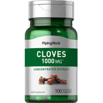 Cloves 1000 mg Concentrated Extract Herbal Supplement, with 100 Quick Release Capsules.