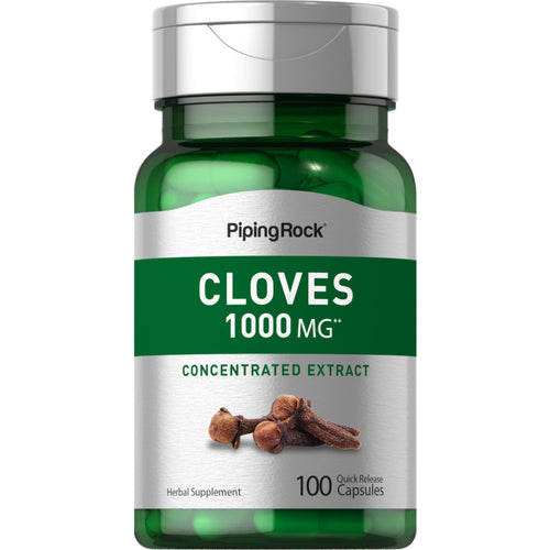 Cloves, 1000 mg, 100 Quick Release Capsules