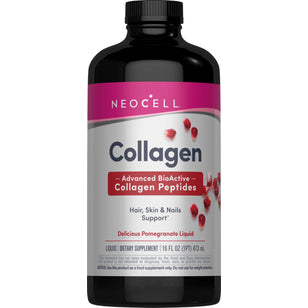 Collagen Liquid, 16 FL OZ Delicious Pomegranate Flavor